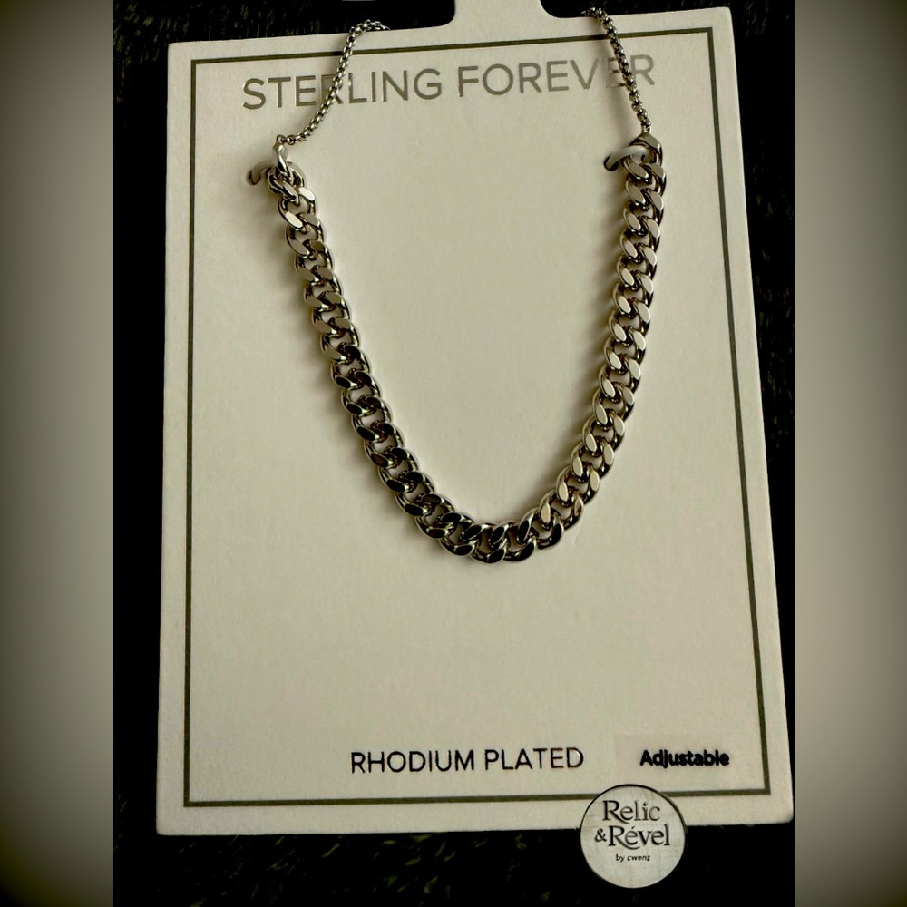 Sterling Forever Chain Link Bolo Bracelet